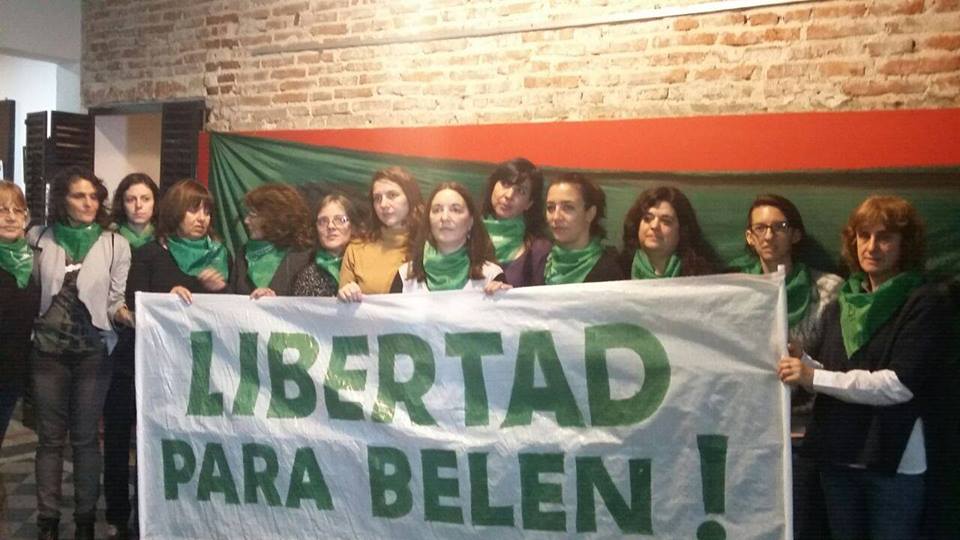 En Rosario, el movimiento de mujeres también exige la liberación de Belén